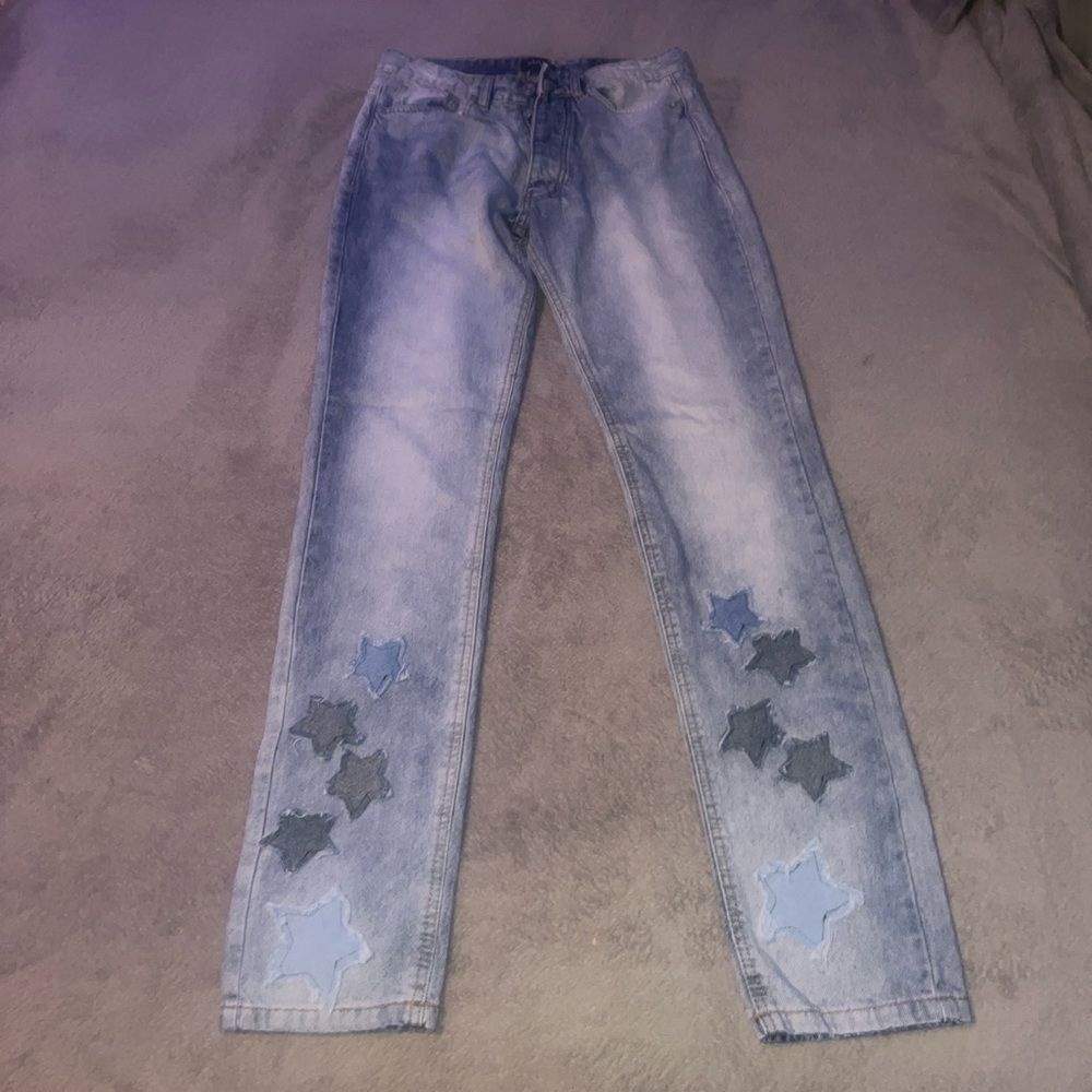 Man Pants Ebroided Stars Size 30x30